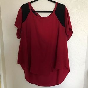 Red & Black Torrid Top